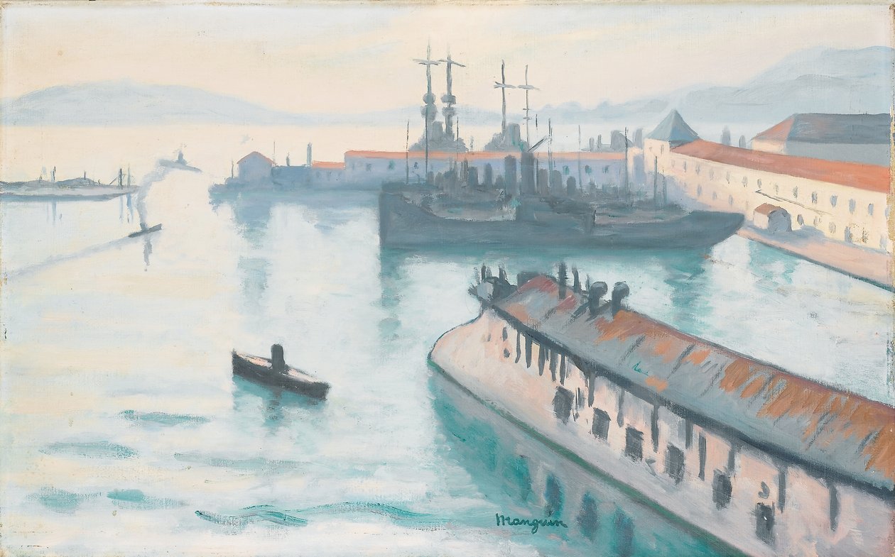 De verzendboot door Henri Charles Manguin