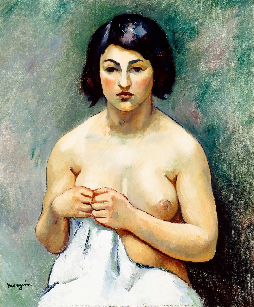 Vrouwentorso: Kleine Mary door Henri Charles Manguin