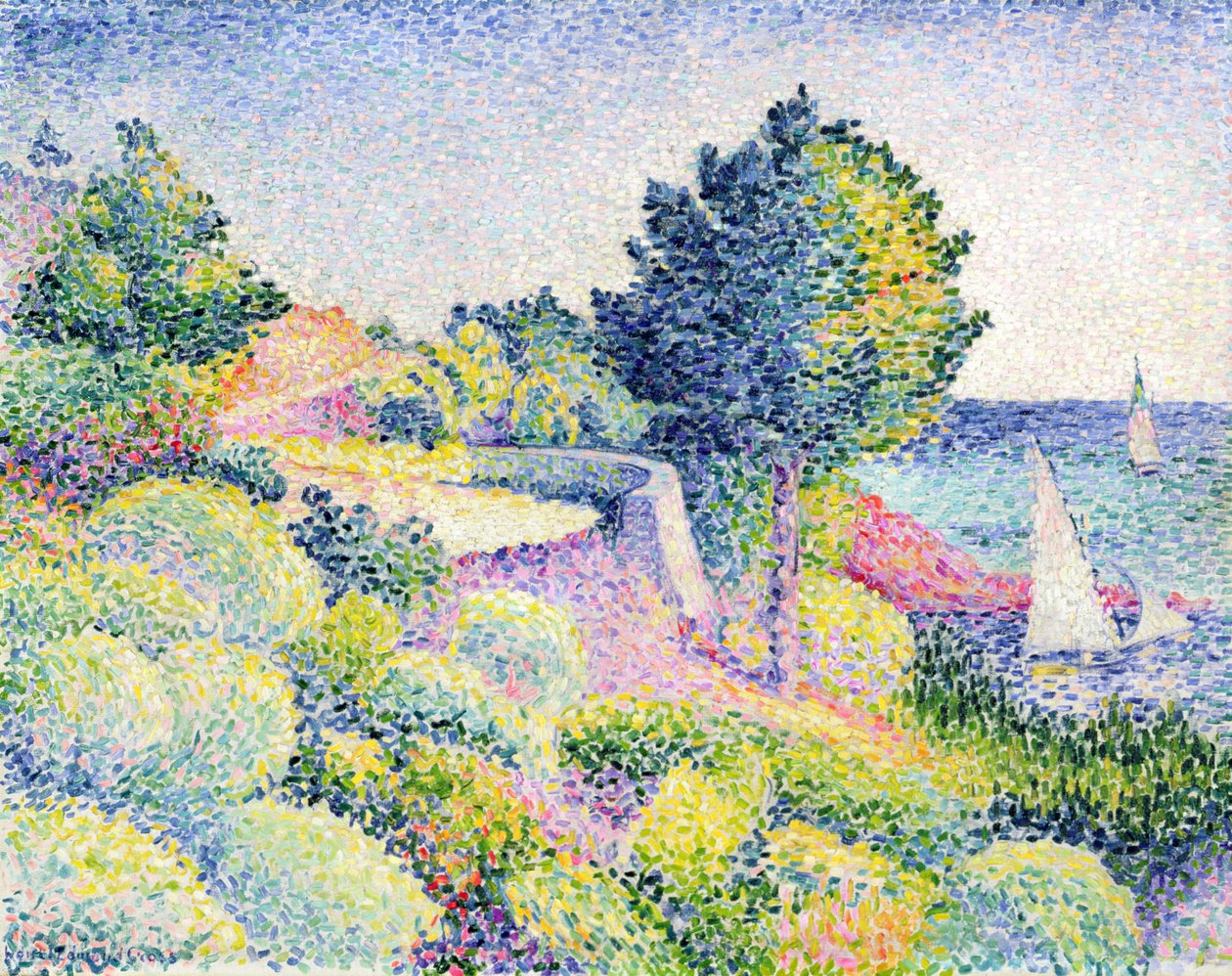 De Weg langs de Kust door Henri Edmond Cross