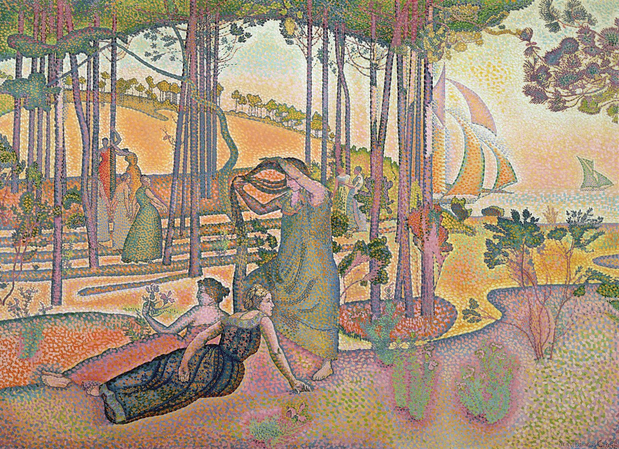 De Avondlucht door Henri Edmond Cross