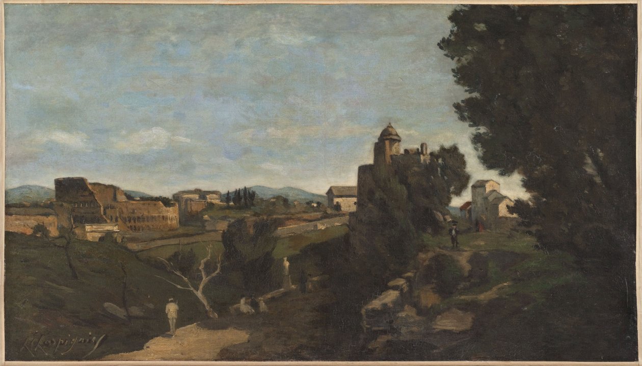 Het Colosseum in Rome, ca. 1878 door Henri Joseph Harpignies