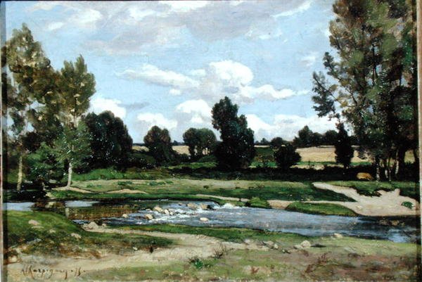 De rivier door Henri Joseph Harpignies
