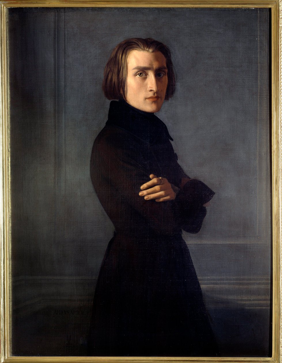 Portret van Franz Liszt door Henri (1814 82) Lehmann