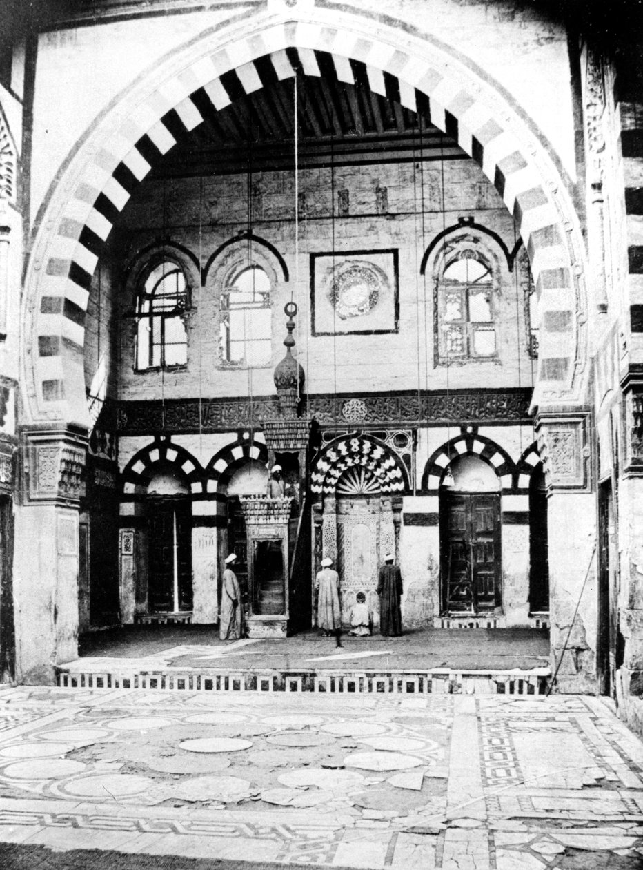 Moskee van Kaid-Bey, Caïro, Egypte door Georges Henri Bechard