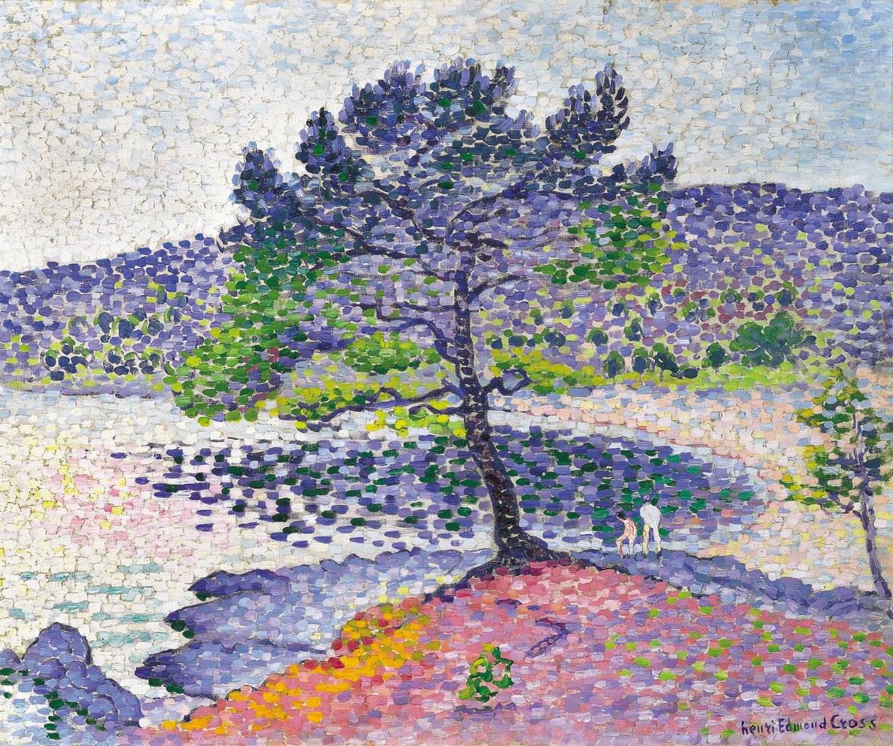 Strand, avond effect, 1902 door Henri Edmond Cross