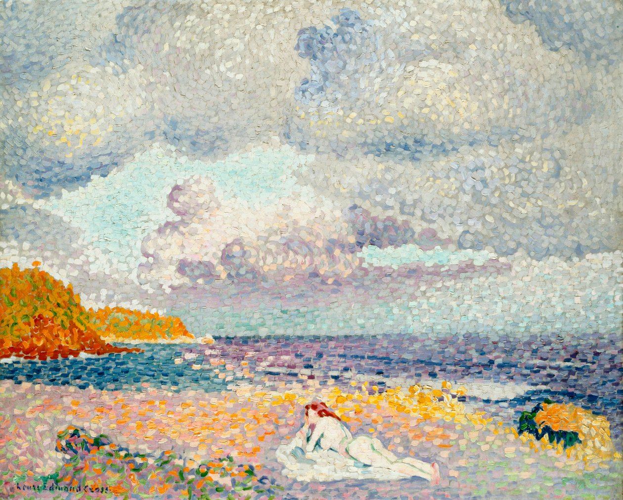 Voor de onweersbui door Henri Edmond Cross