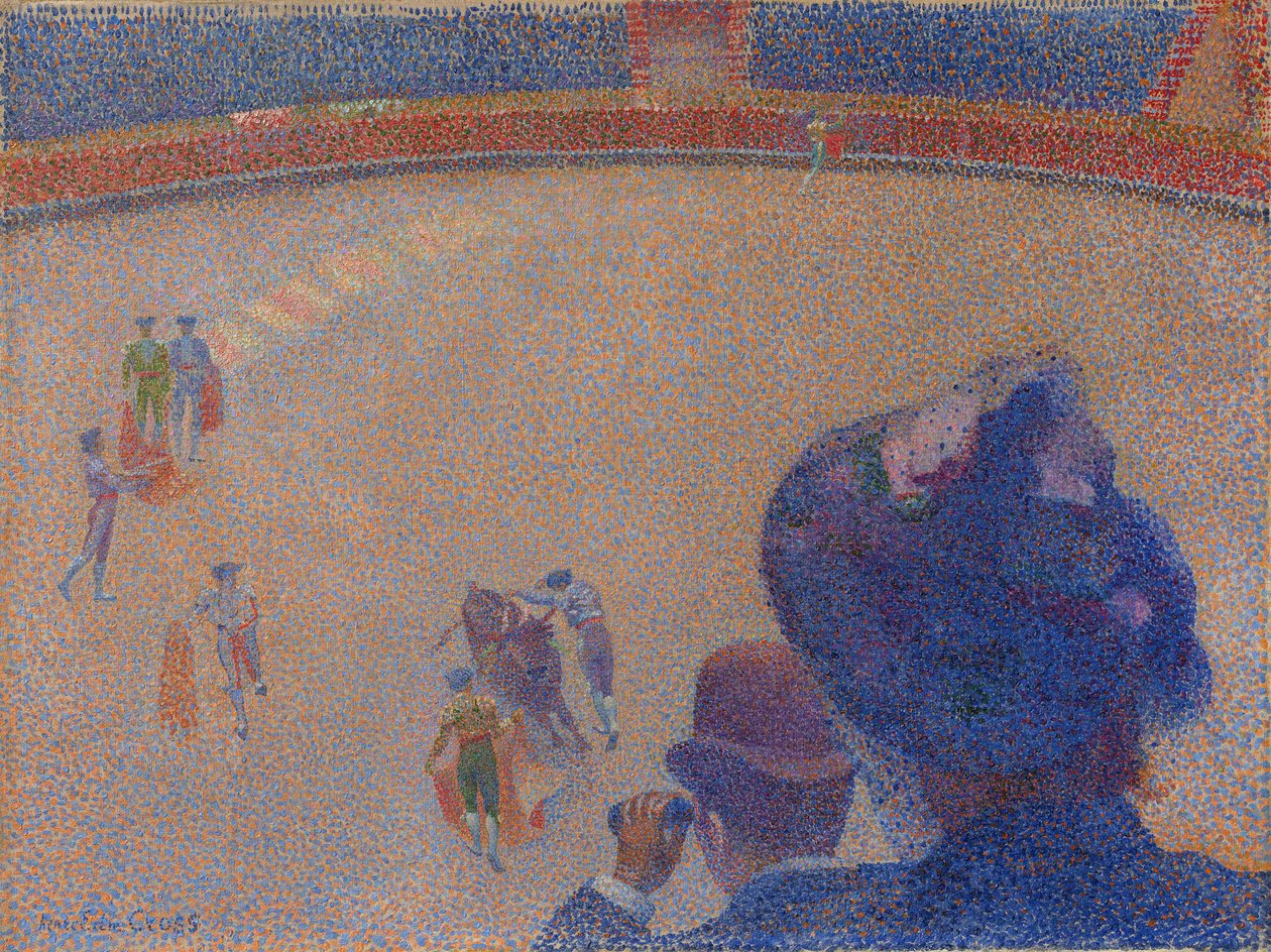 Course de taureaux, 1891-1892 door Henri Edmond Cross