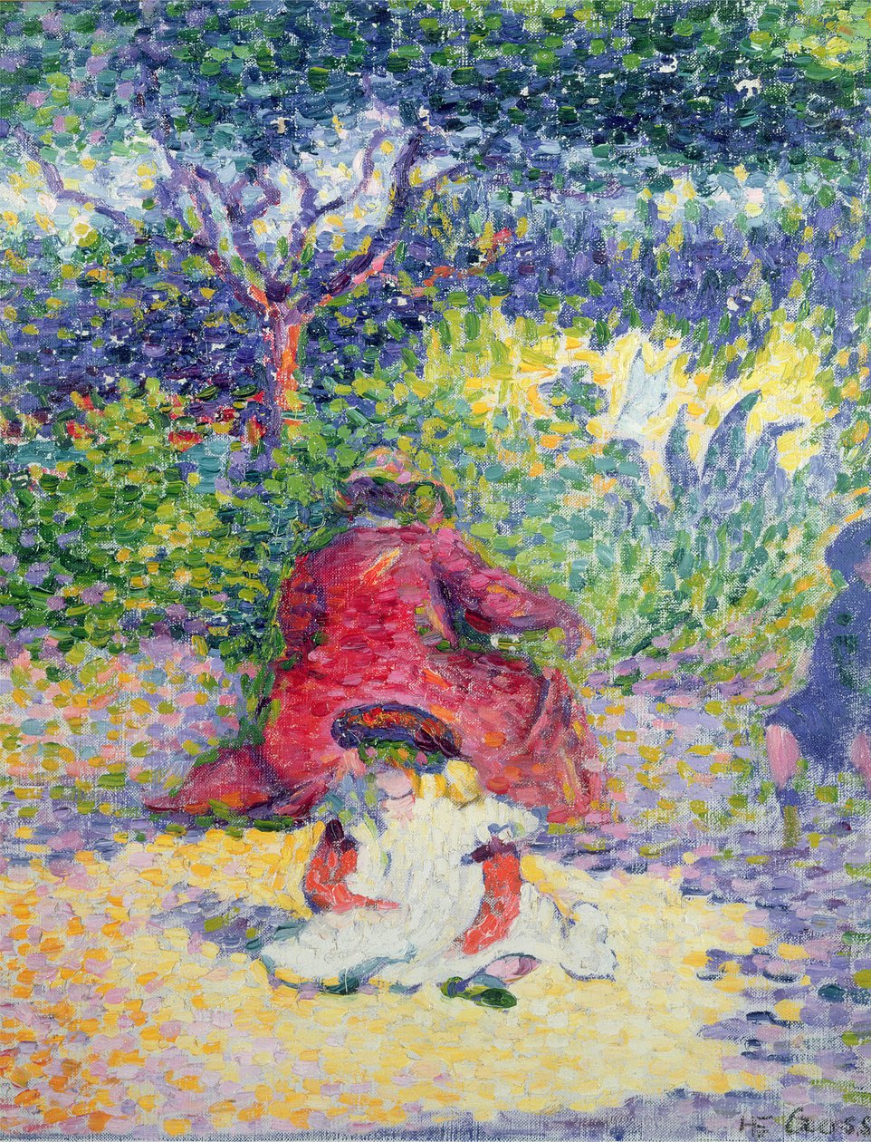 In de Tuin door Henri Edmond Cross