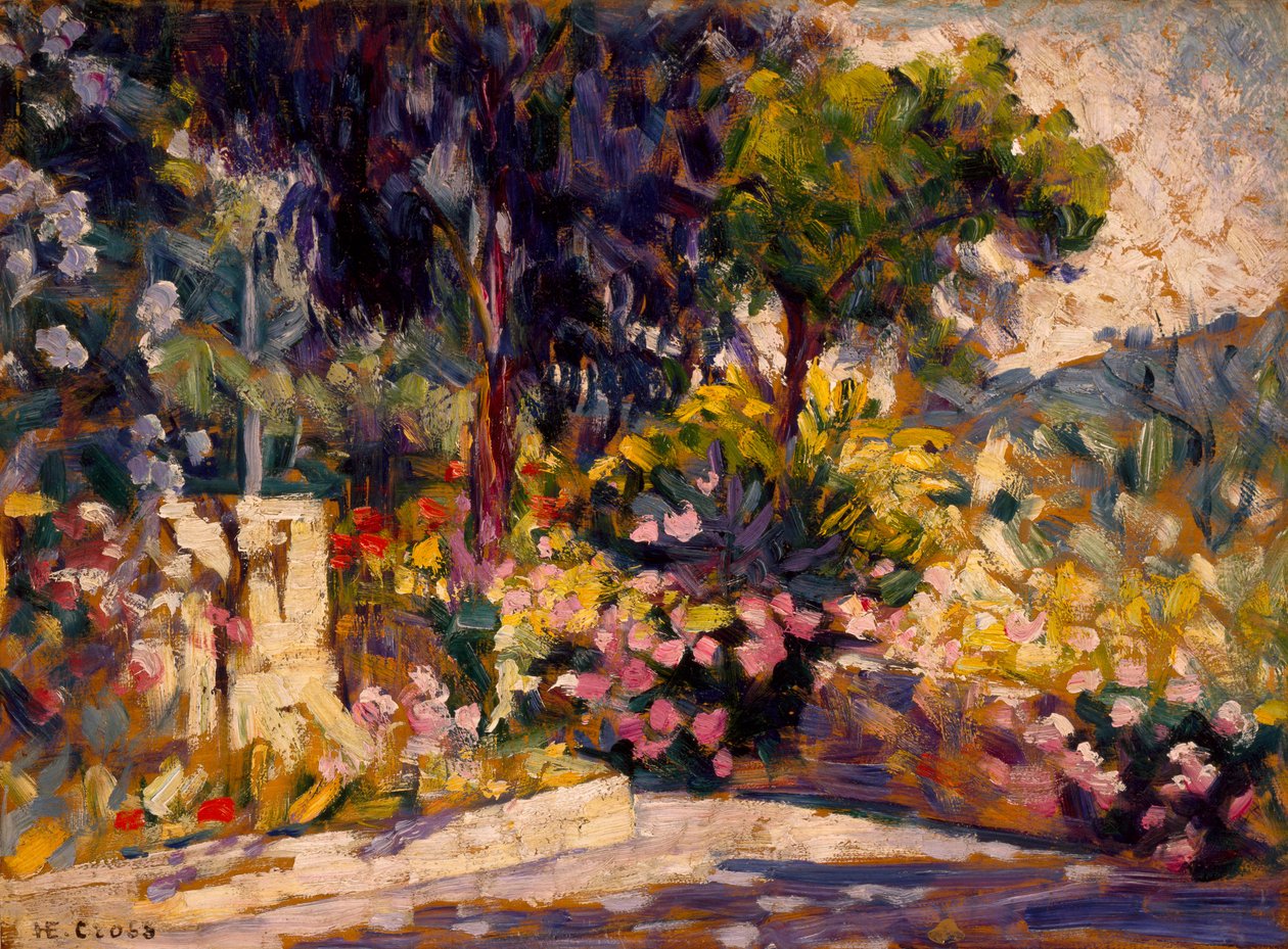 Het Gebloemde Terras, 1905 door Henri Edmond Cross