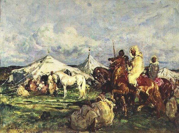 De Ruiters door Henri Emilien Rousseau