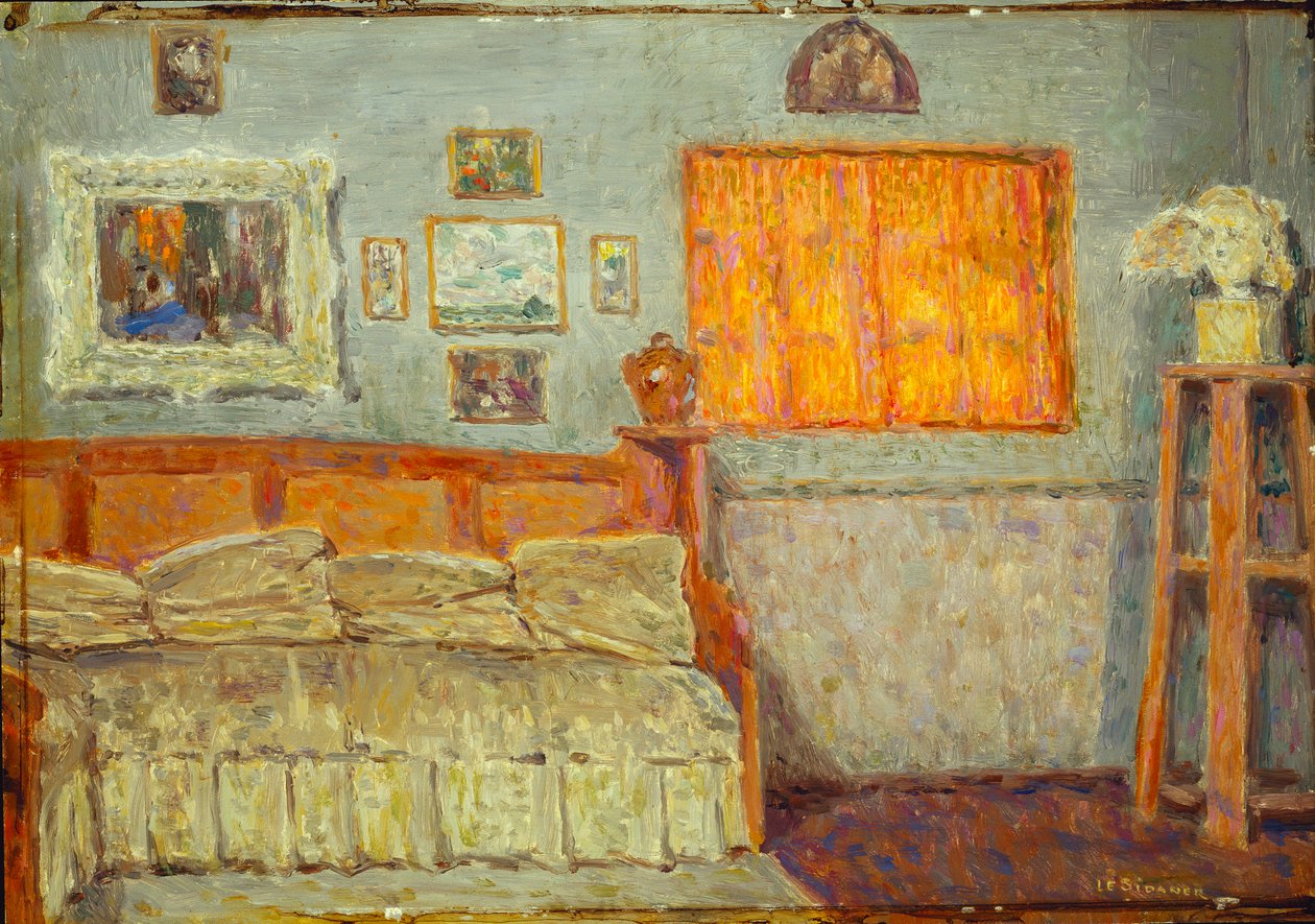 Het Atelier van de Kunstenaar, Gerberoy door Henri Eugene Augustin Le Sidaner