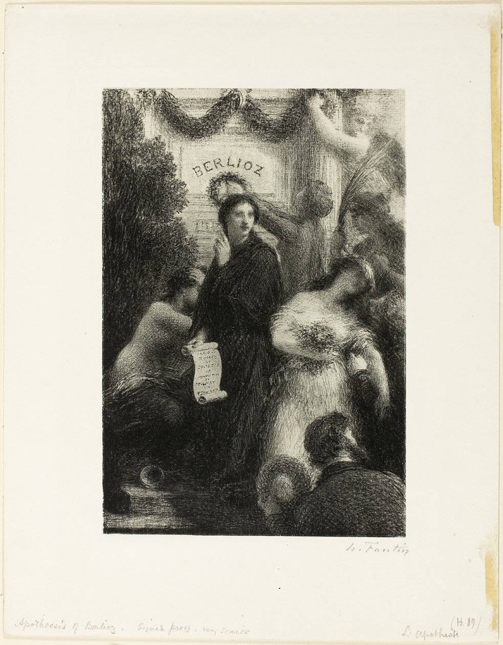 Apotheose door Ignace Henri Jean Fantin Latour