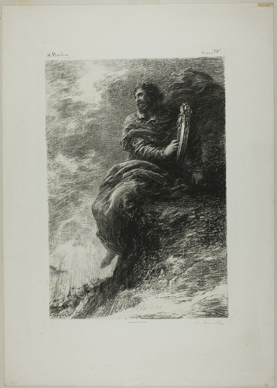 Harold: In de bergen door Ignace Henri Jean Fantin Latour