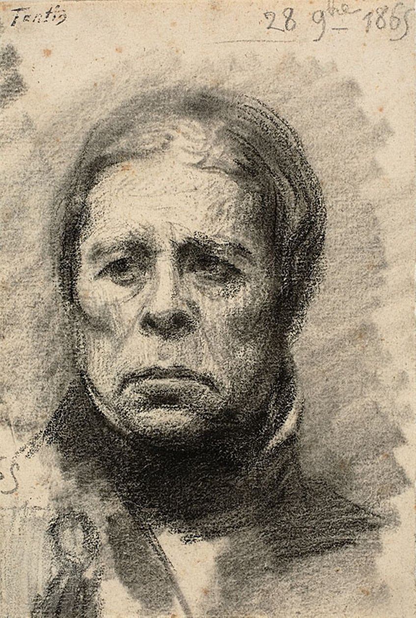 Jean-Auguste-Dominique Ingres door Ignace Henri Jean Fantin Latour