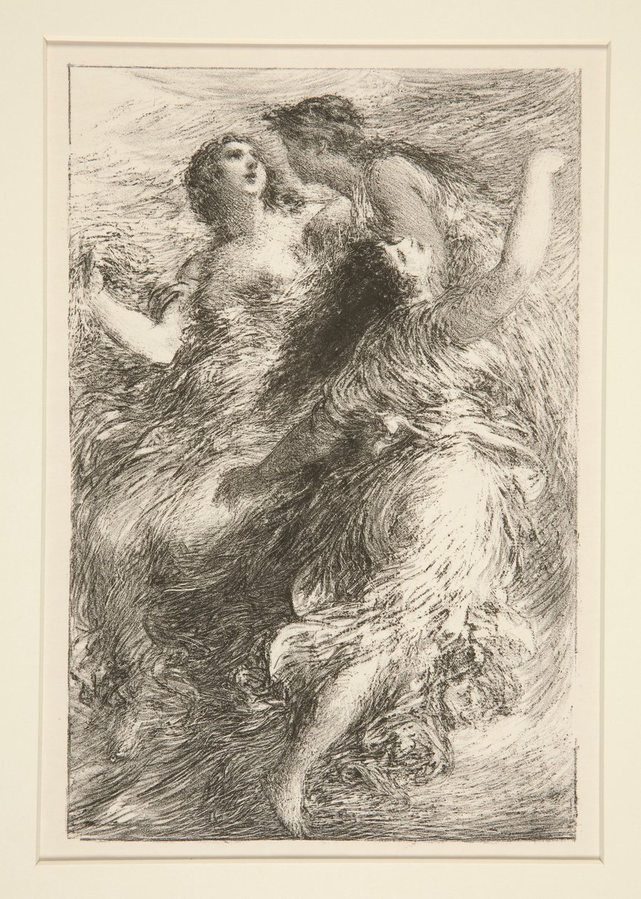 L door Ignace Henri Jean Fantin Latour