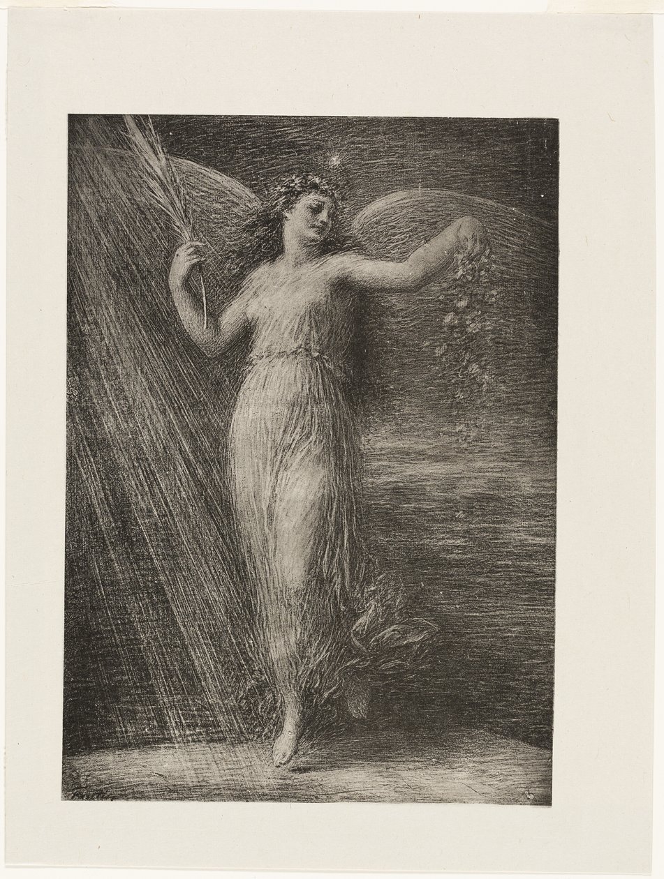 Réveil door Ignace Henri Jean Fantin Latour