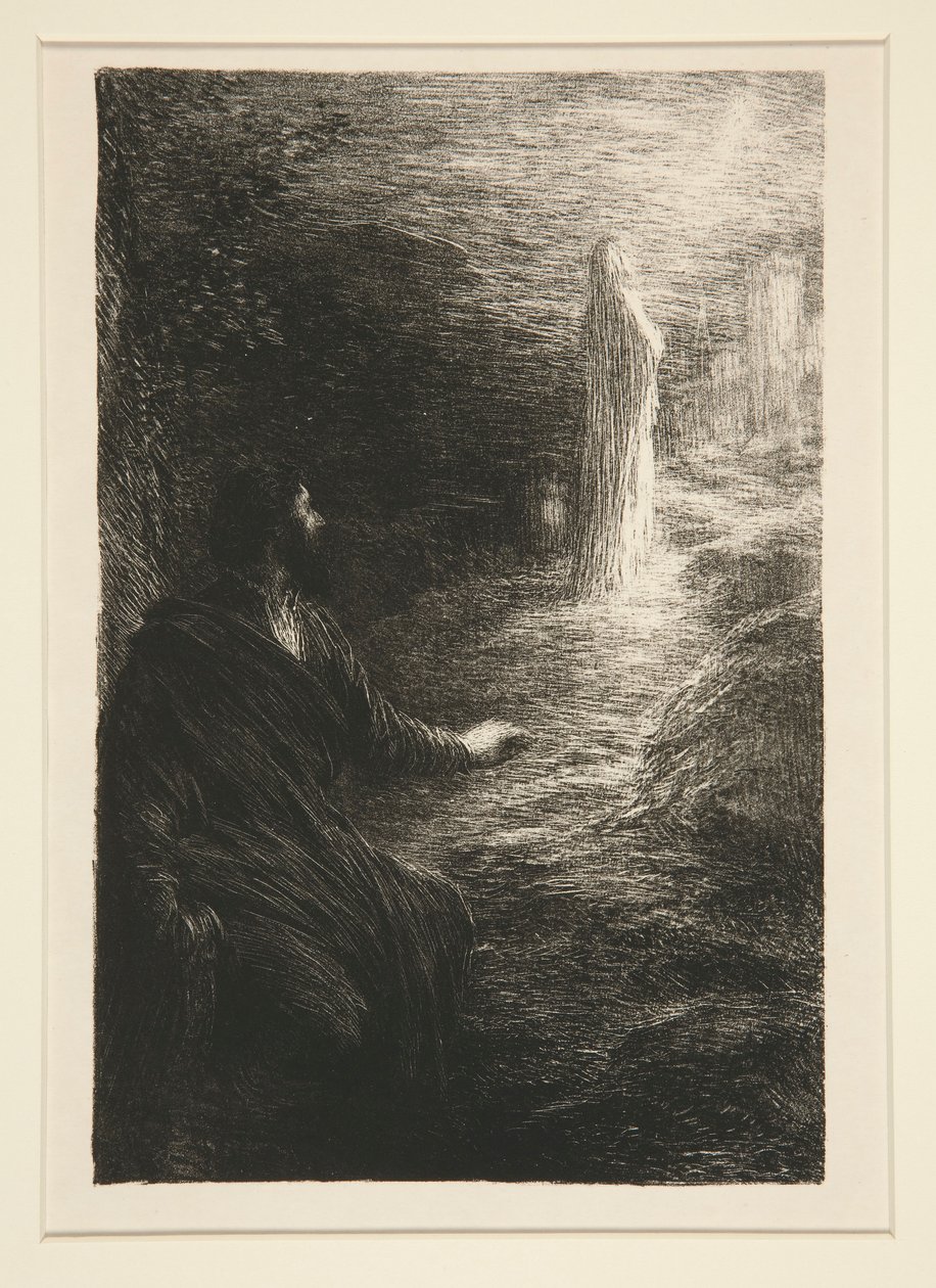 Tannhäuser: acte III, l door Ignace Henri Jean Fantin Latour