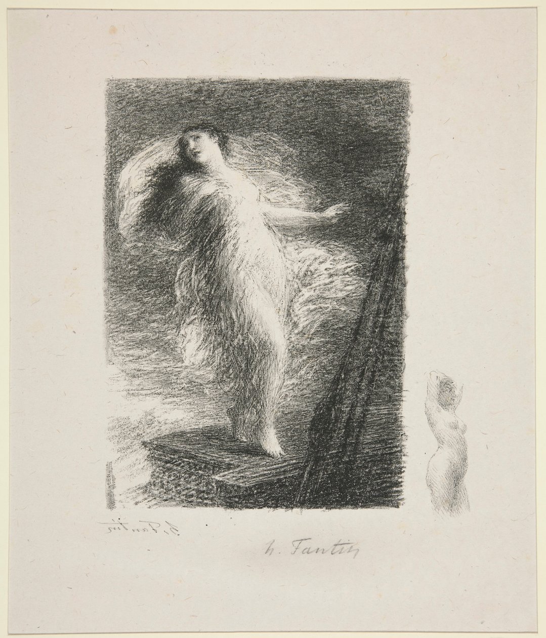 De jonge Tarentijn door Ignace Henri Jean Fantin Latour