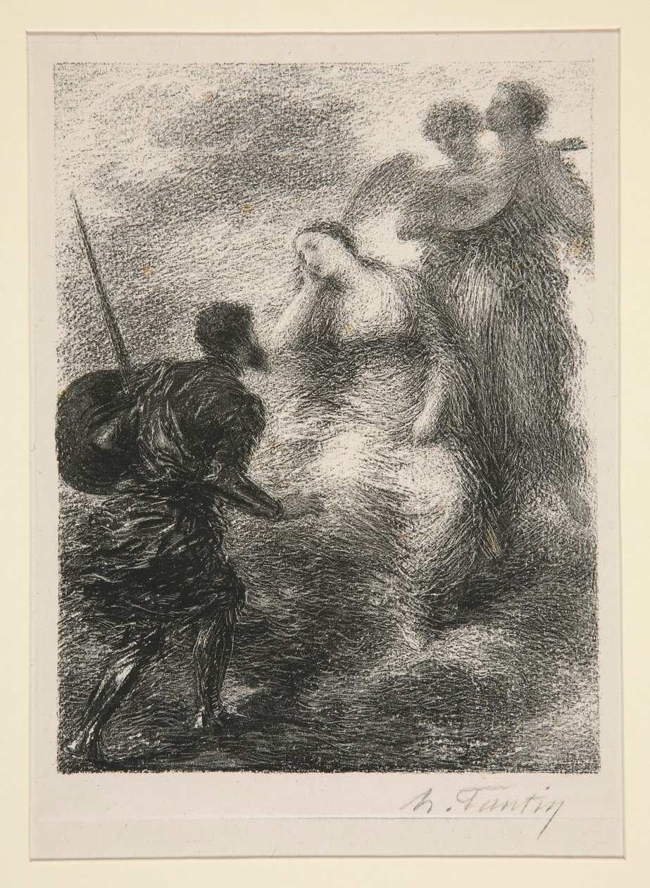 Visioen van Oberon door Ignace Henri Jean Fantin Latour