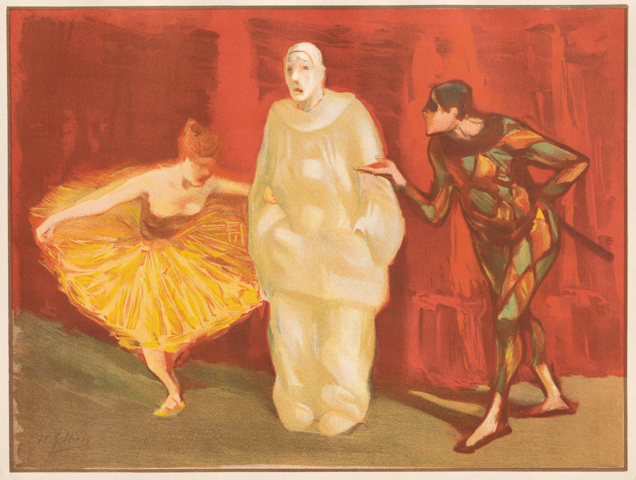Pantomime, 1899 door Henri Gabriel Ibels