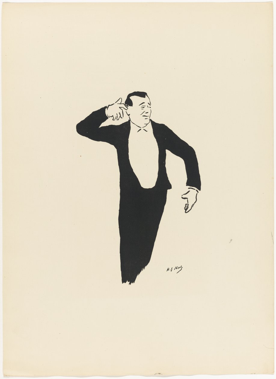 Paulus, van Le Café-Concert door Henri Gabriel Ibels