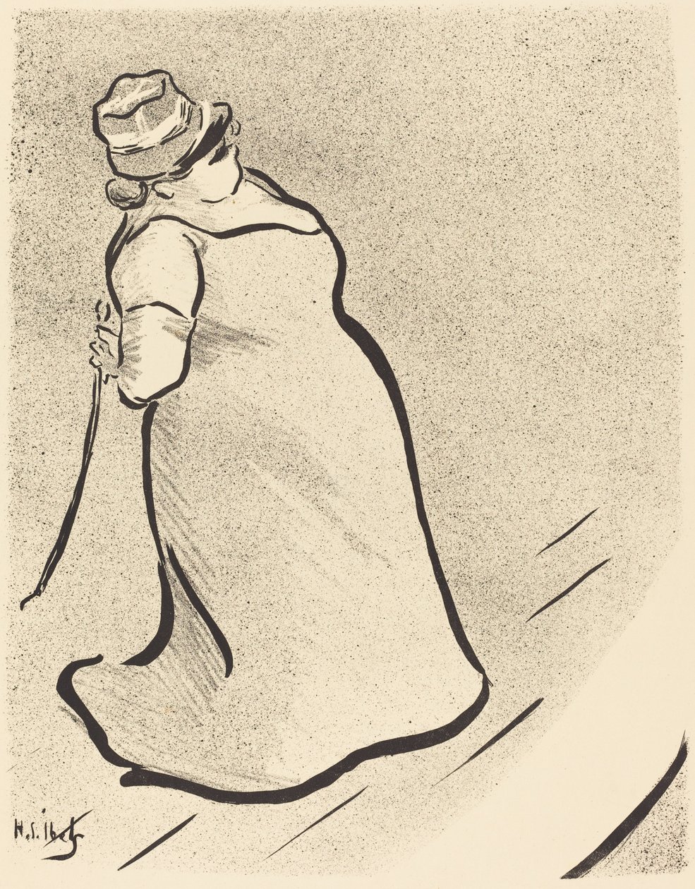 Zanger door Henri Gabriel Ibels
