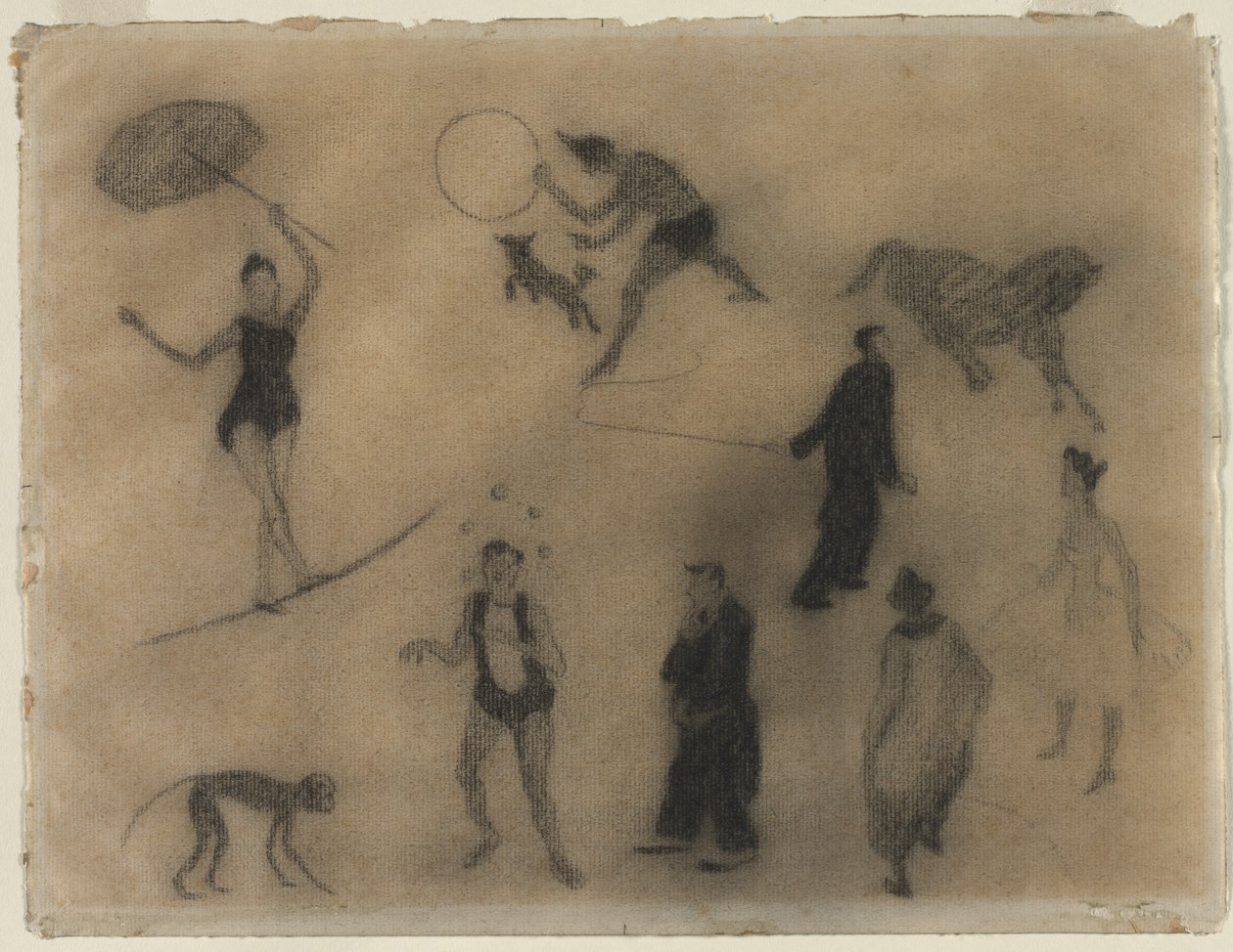 Het Circus door Henri Gabriel Ibels