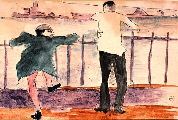 De Zeekant door Henri Gaudier Brzeska