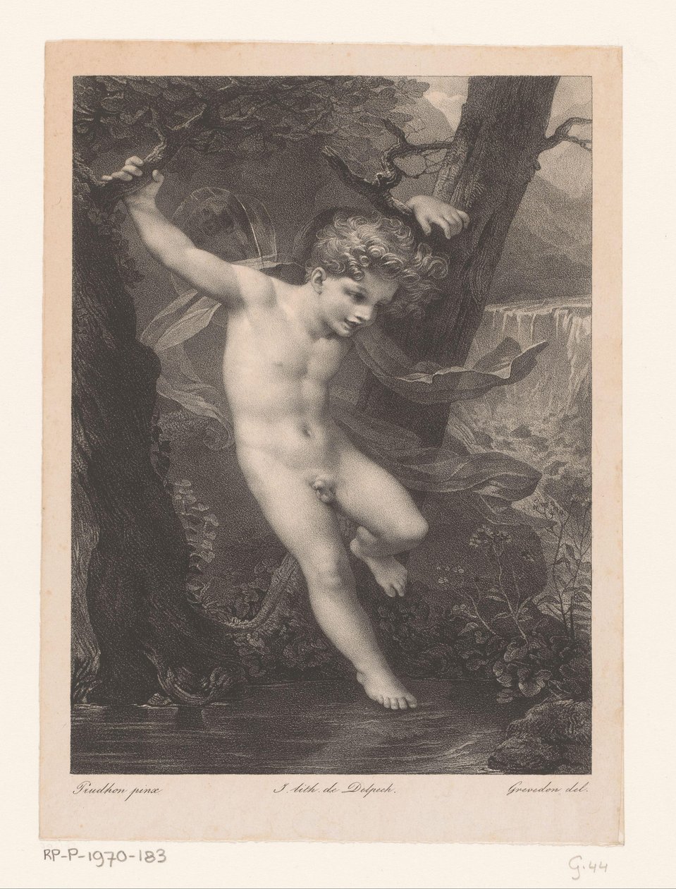 Zephyrus door Henri Grevedon