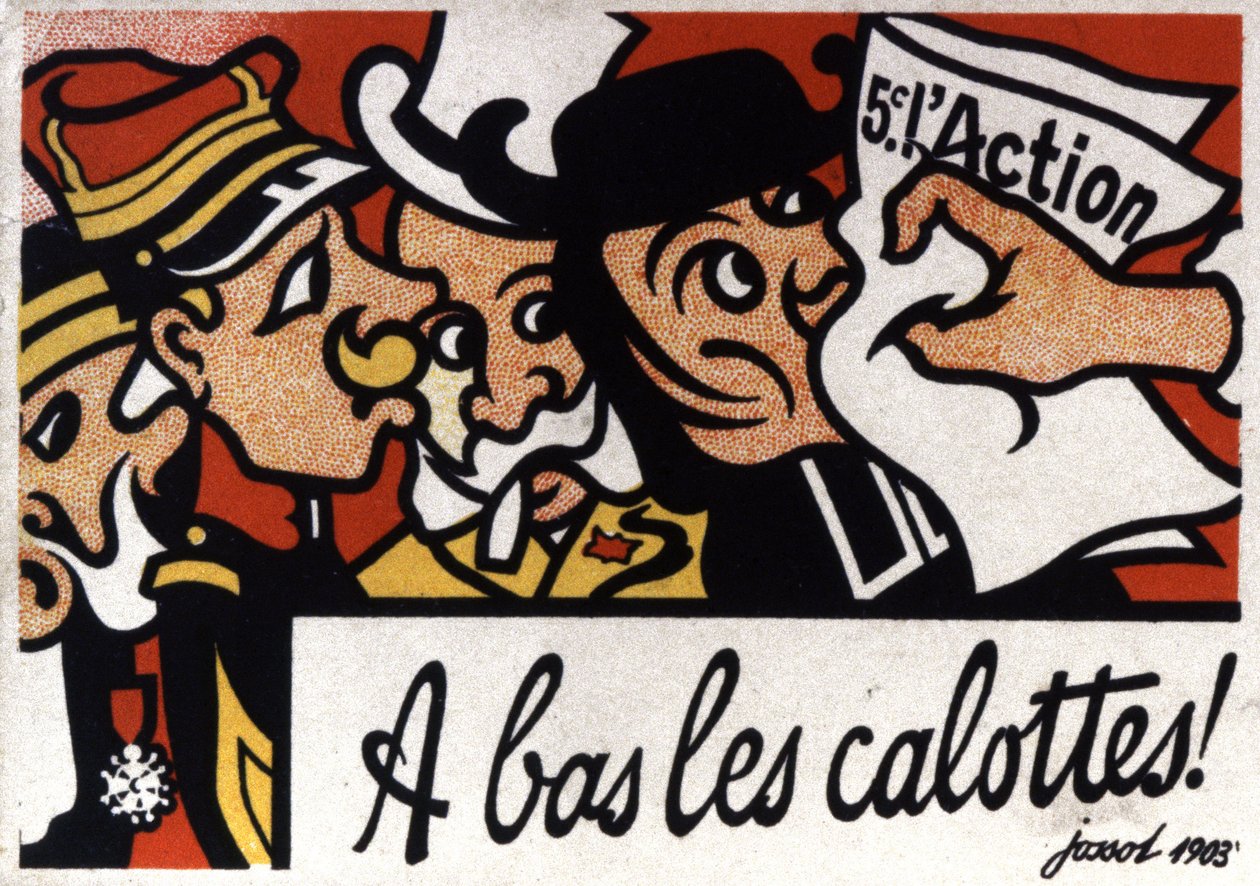 Naar beneden de petten door Henri Gustave Jossot