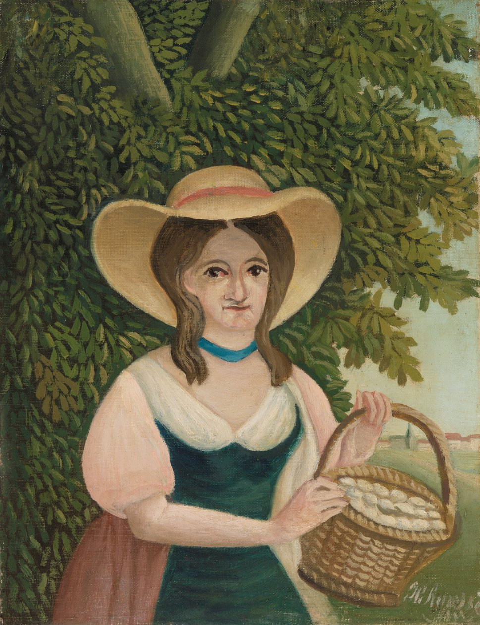 De eierverkoopster door Henri J.F. 1844 1910 Rousseau