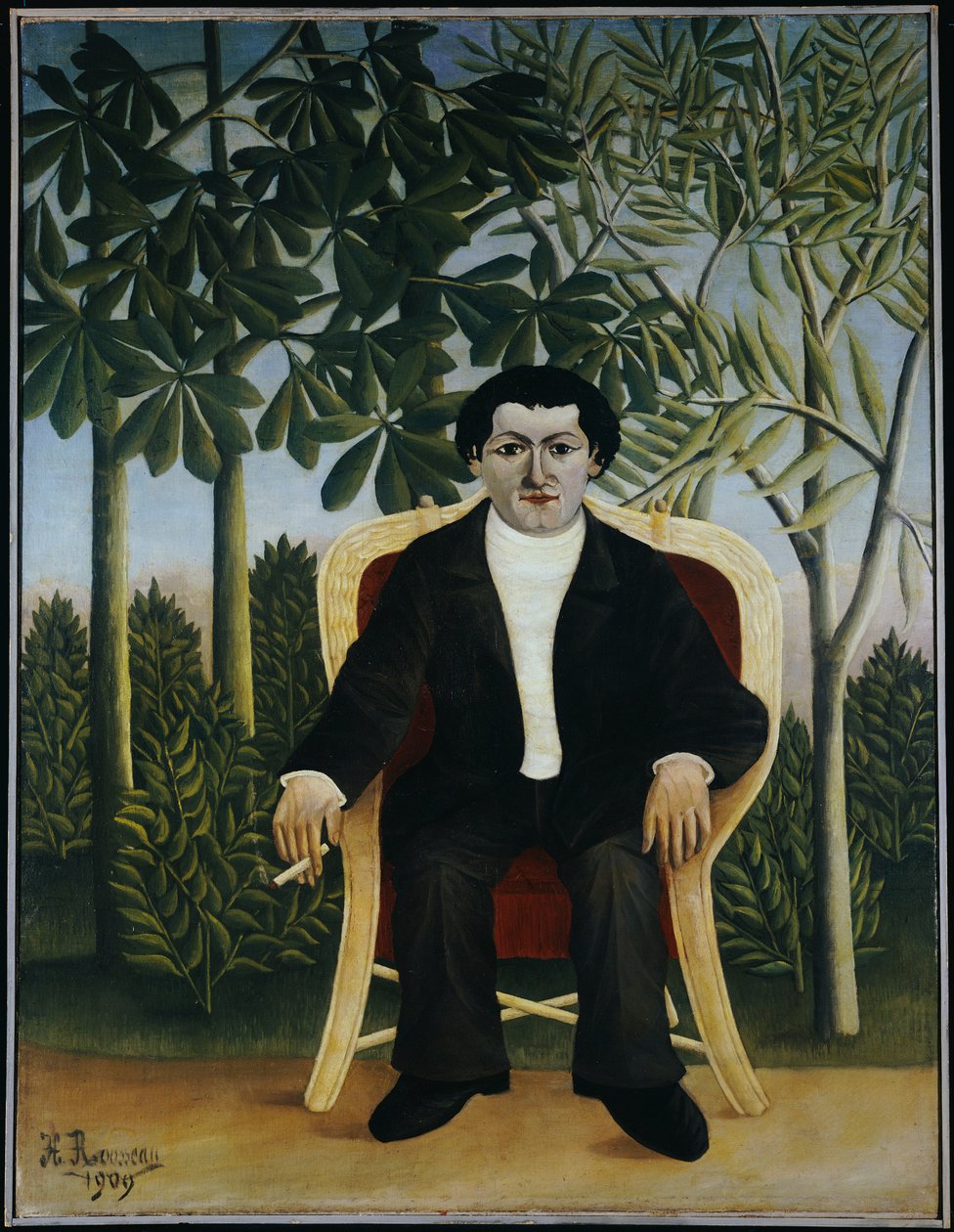 Portret van Joseph Brummer, 1909 door Henri J.F. Rousseau