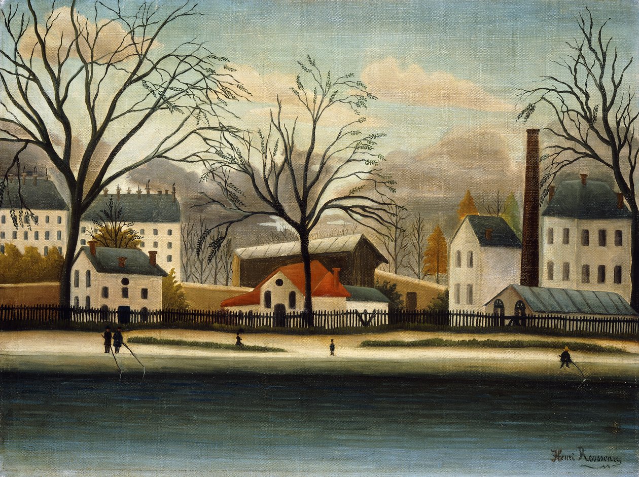 Buitenwijken door Henri J.F. Rousseau
