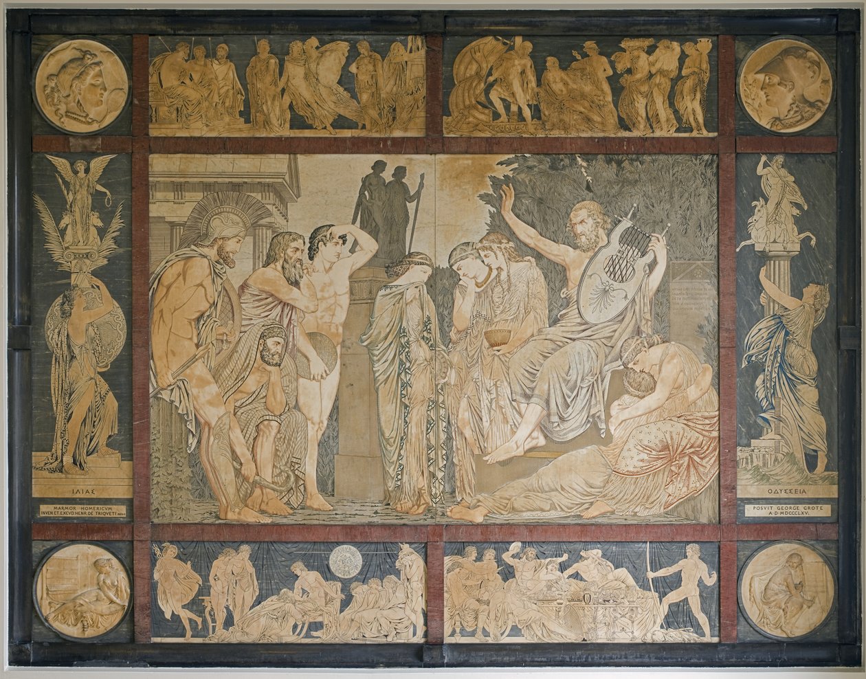 Marmor Homericum, 1863-65 door Henri Joseph Francois de Triqueti