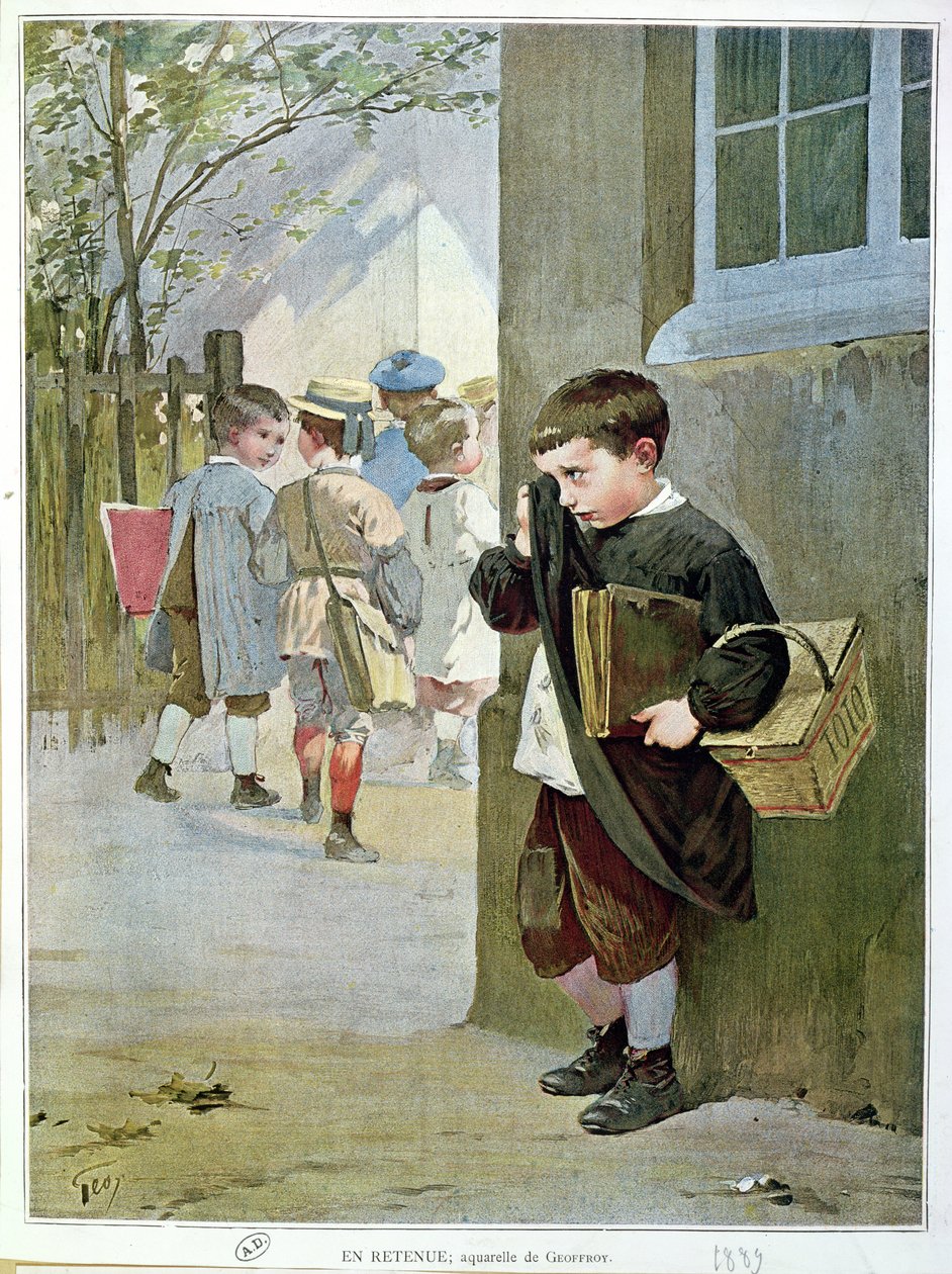 In Detentie, 1889 door Henri Jules Jean Geoffroy