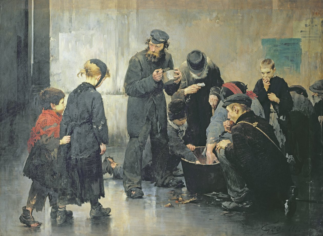 De Hongerigen door Henri Jules Jean Geoffroy