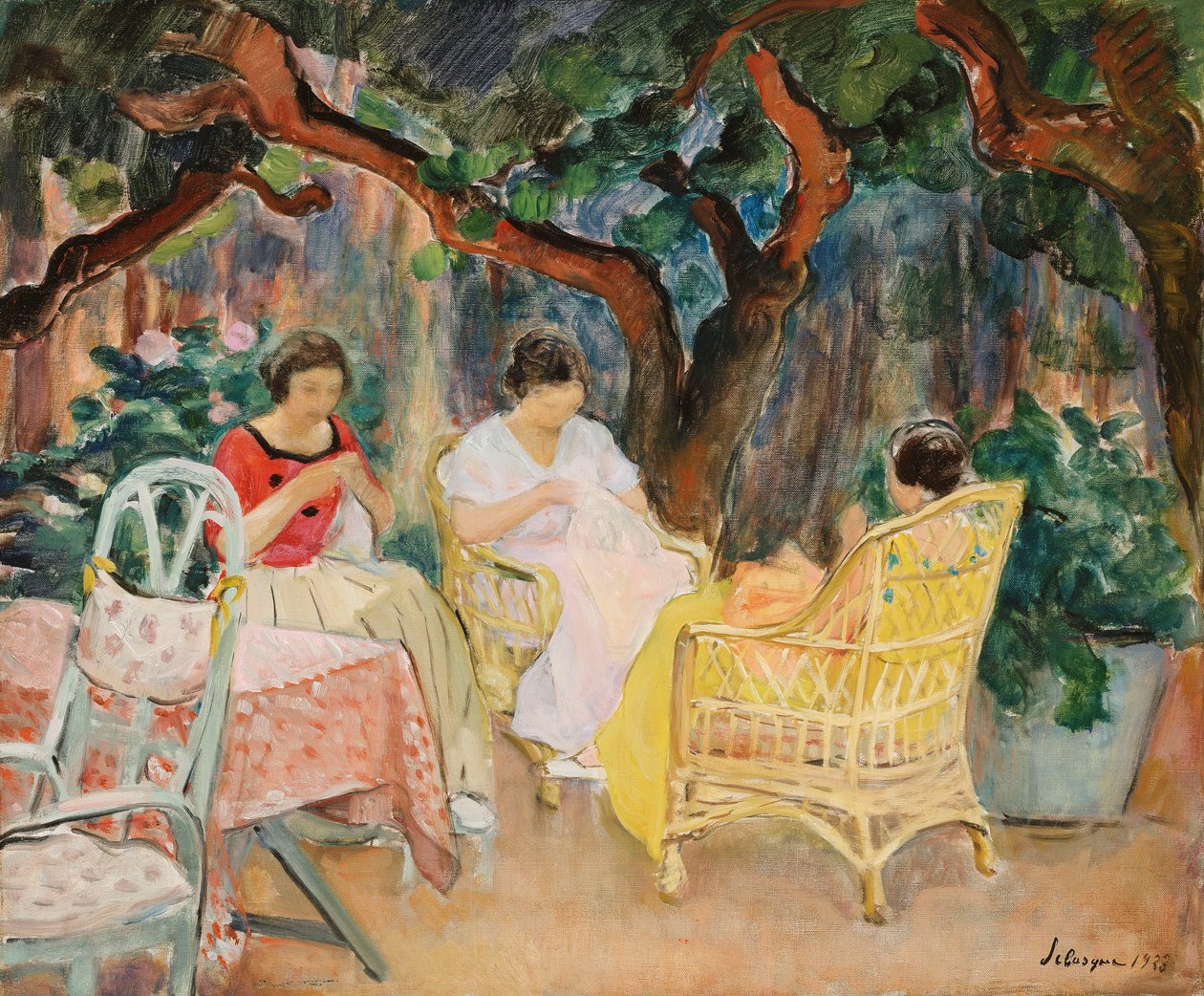 Middag; Apres-midi, 1923 door Henri Lebasque