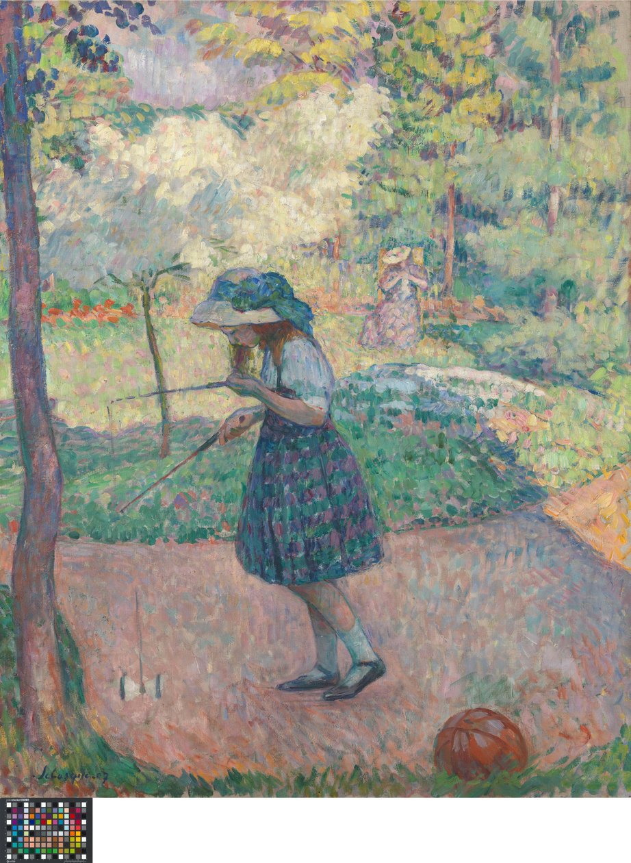 Dutch: Het diabolospel The Diabolo Game door Henri Lebasque