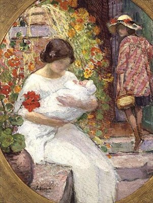 Moederschap door Henri Lebasque