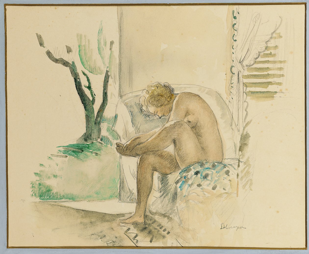 Naakt door Henri Lebasque