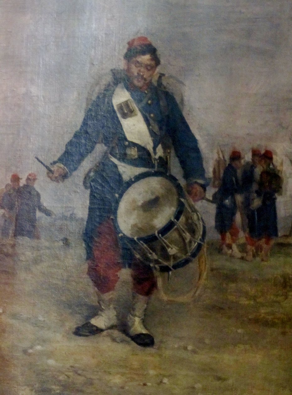 Frans:  Le Tambour door Henri Louis Dupray