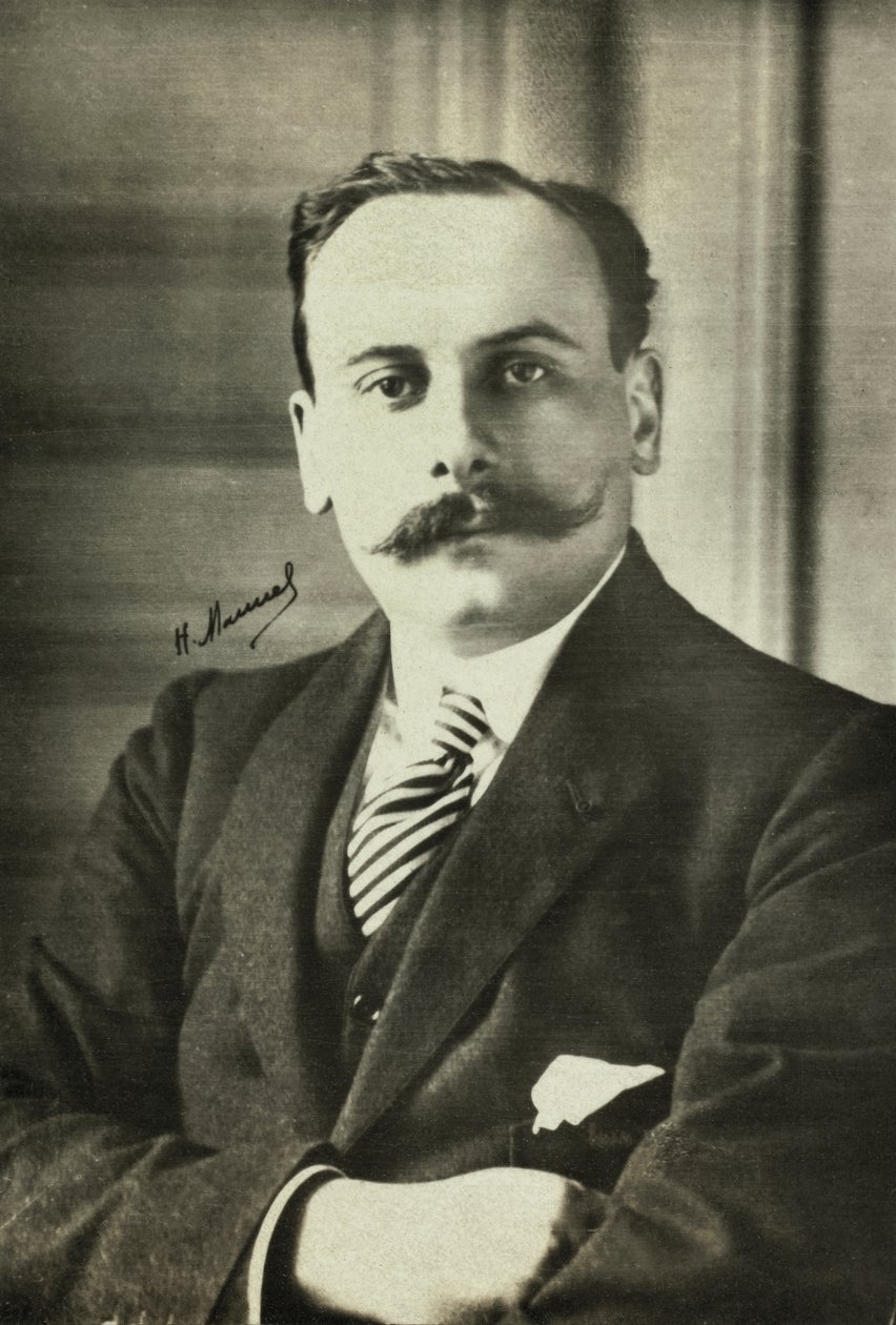 Portrait of Henri De Jouvenel (photo) door Henri Manuel