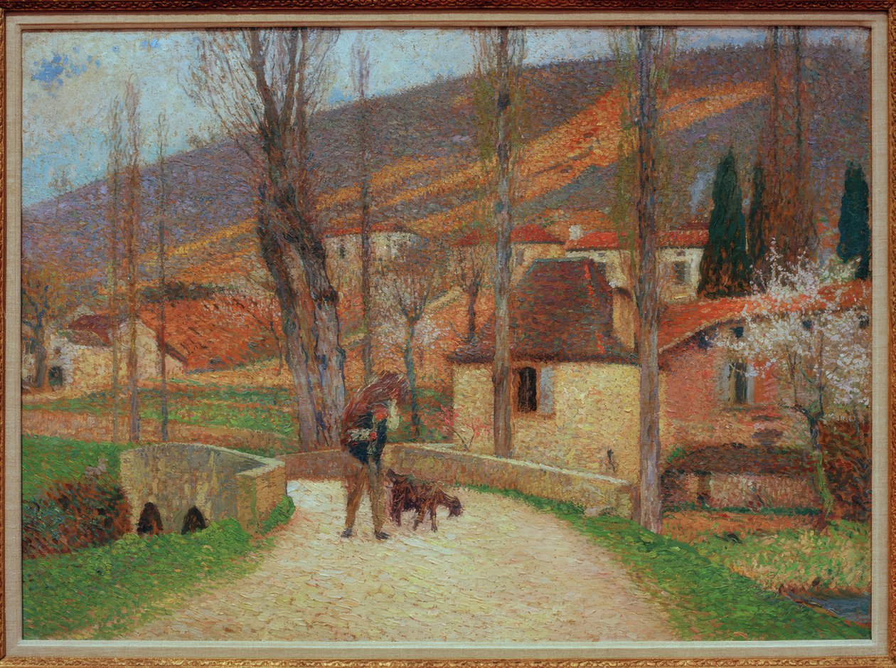 Boer komt het dorp binnen door Henri Martin