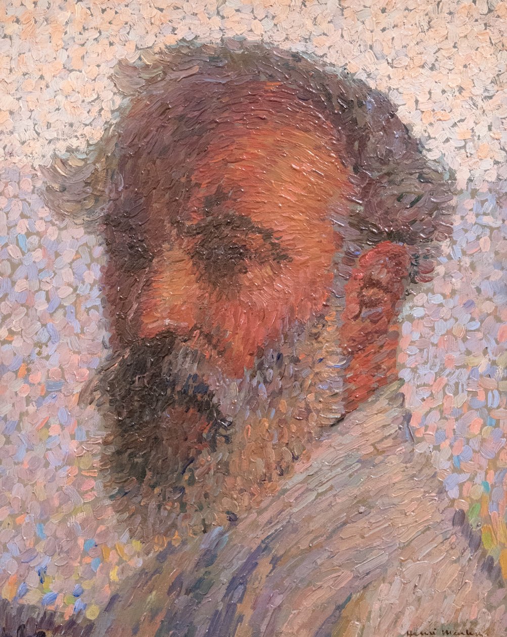 Zelfportret, ca. 1912 door Henri Martin