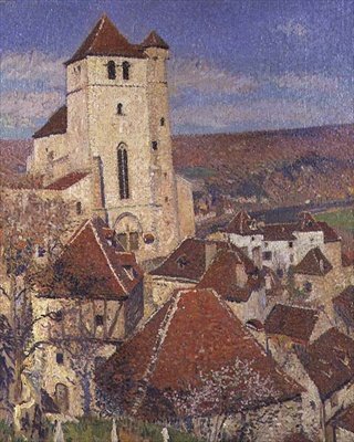 St. Cirq Lapopie door Henri Martin