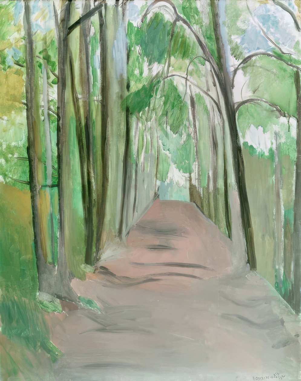 Allee de Trivaux in Clamart door Henri Matisse
