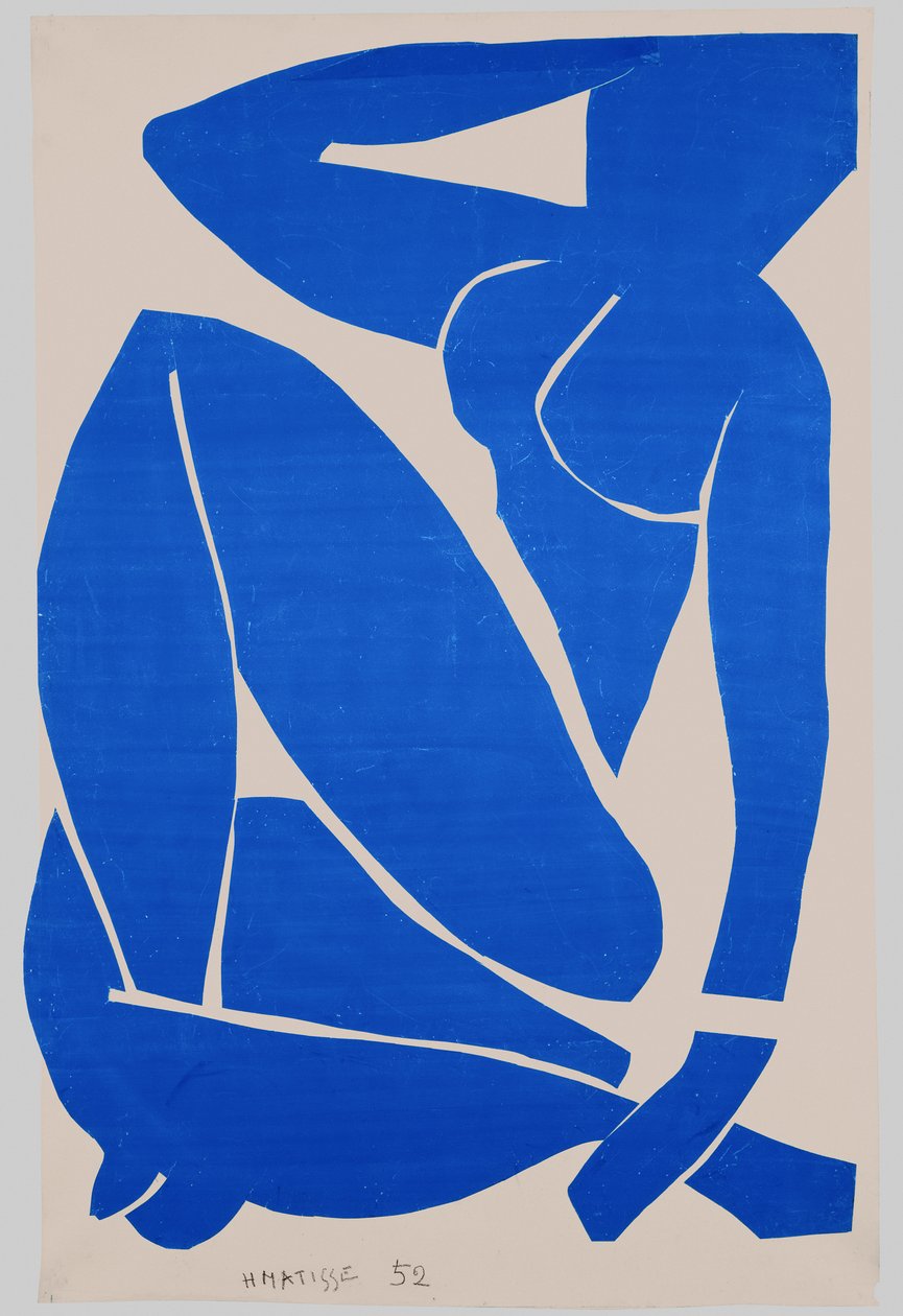 Blauw naakt III door Henri Matisse