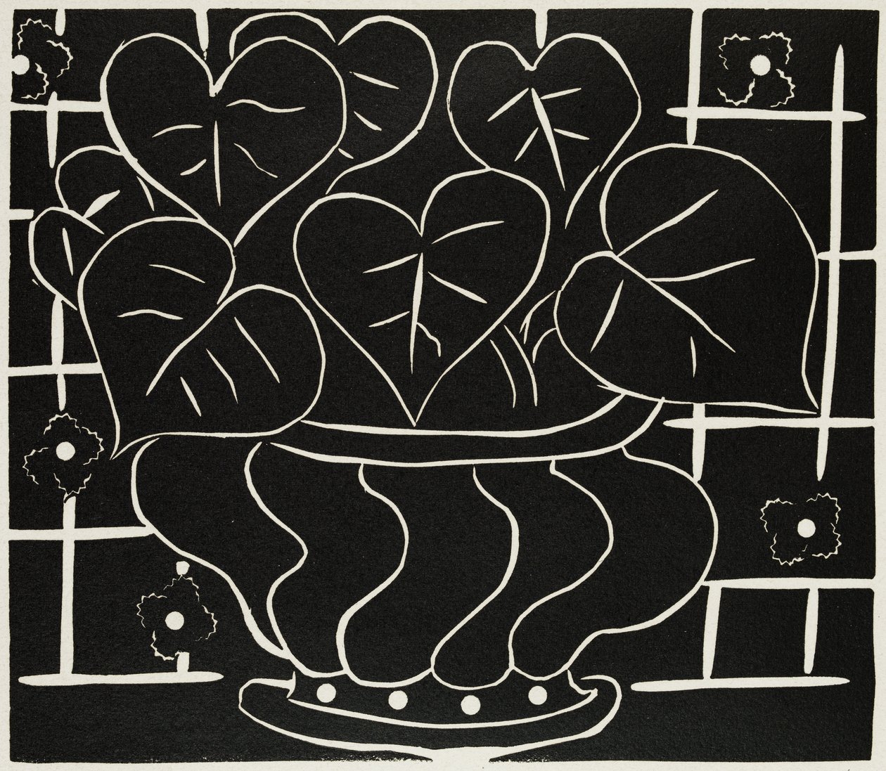 Corbeille de begonias I door Henri Matisse