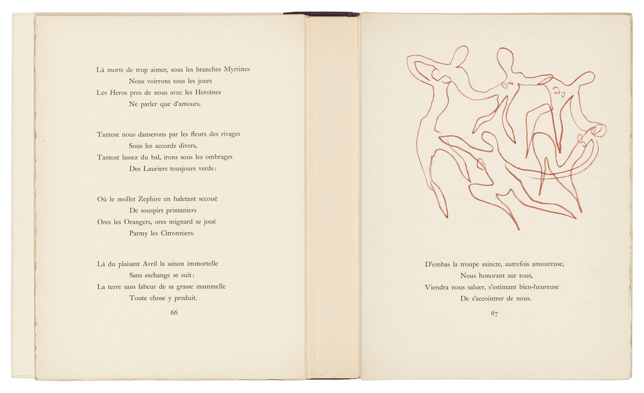 Een selectie uit de Amours van Ronsard door Henri Matisse