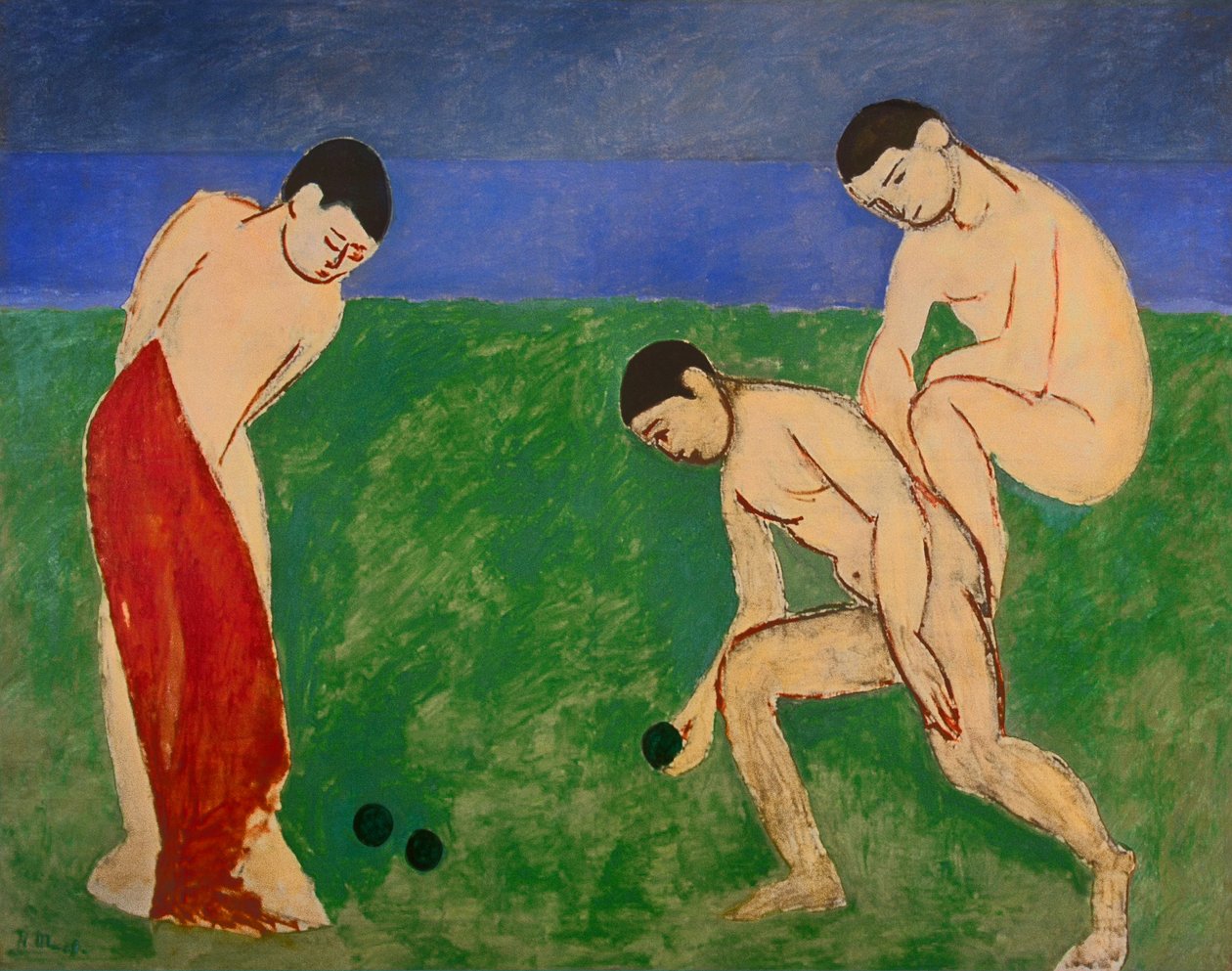 Spel van Bowls door Henri Matisse